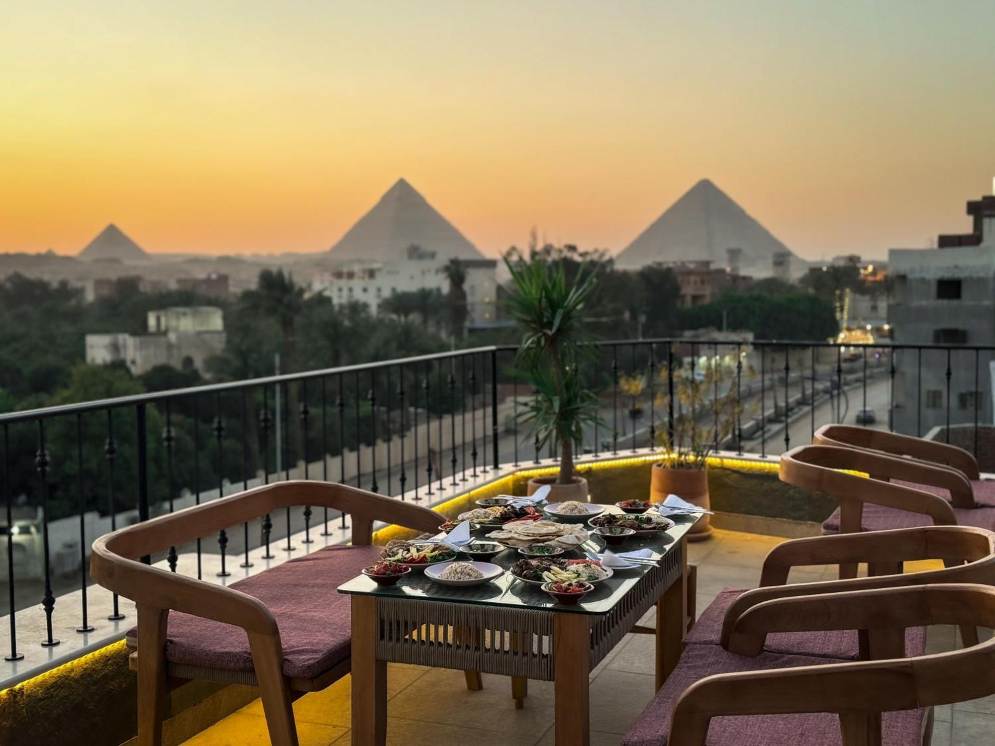 Almas Pyramids Hotel Kafrat al Jabal ภายนอก รูปภาพ