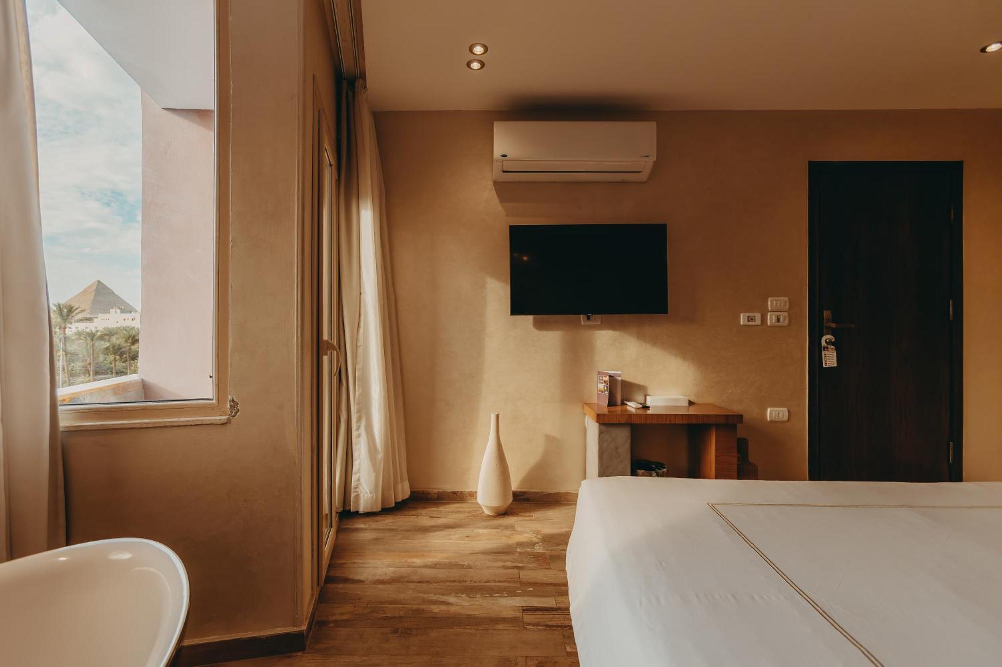 Almas Pyramids Hotel Kafrat al Jabal ภายนอก รูปภาพ